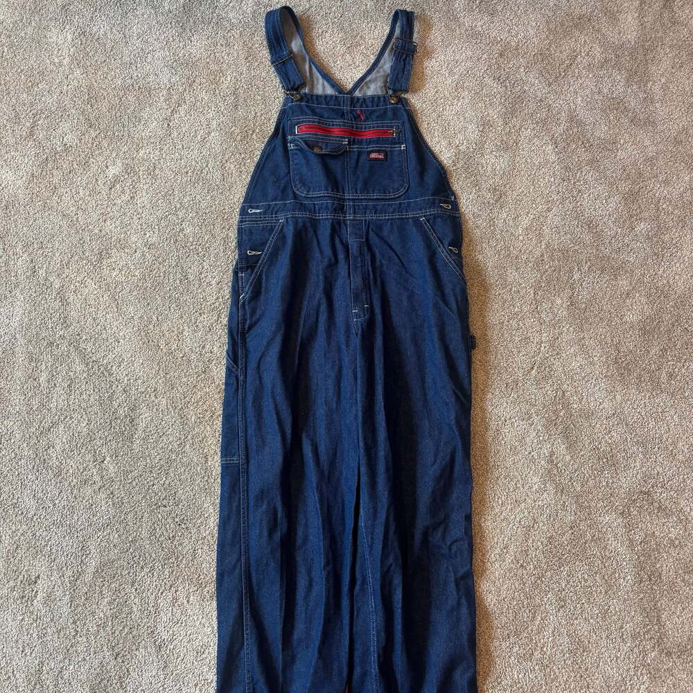Genuine Dickies Men's Relaxed Fit Ultra Tough Bib Overalls